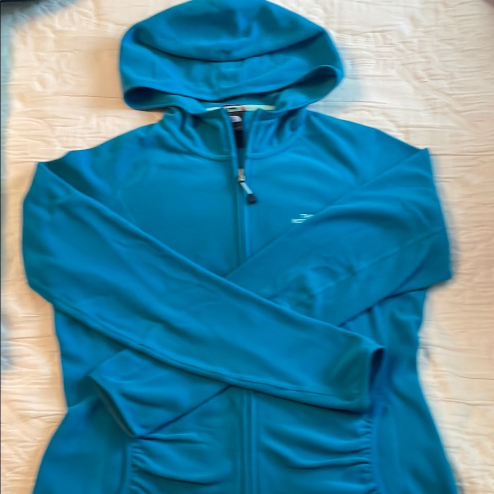 The Northface fleece zip up hoodie